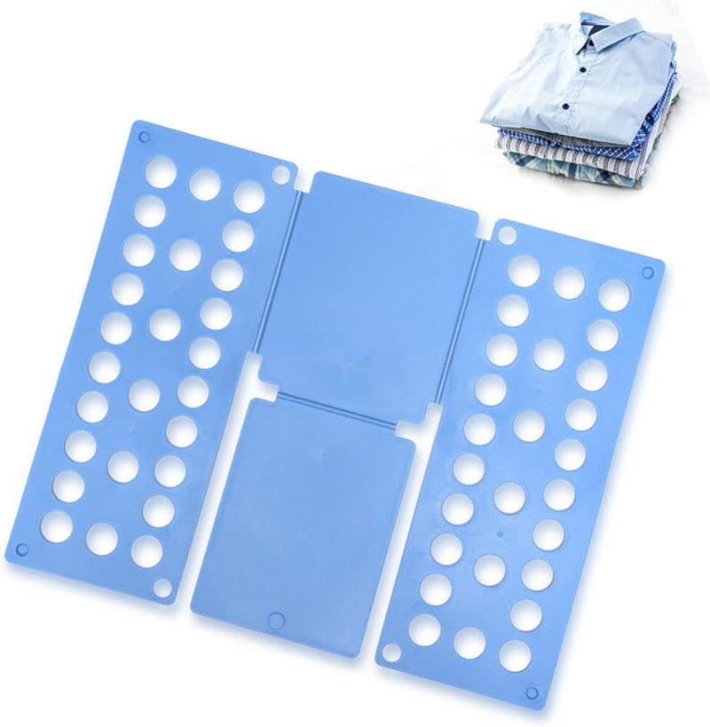 Magik 1-2 Pc T Shirt Clothes Folder Shirt Board Laundry Organizer Easy Fast for Kid (Blue 2 Pack) - Image 4